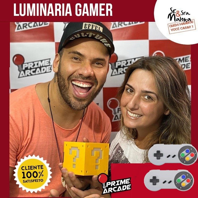 Luminária Retrô 008 – Pac Man – Prime Arcade