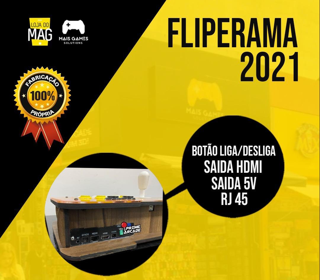 Mini Fliperama -21Mil Jogos (Frete Grátis) – Prime Arcade